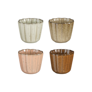 4 Corfu kopper uden hank i forskellige farver fra Mica Decorations