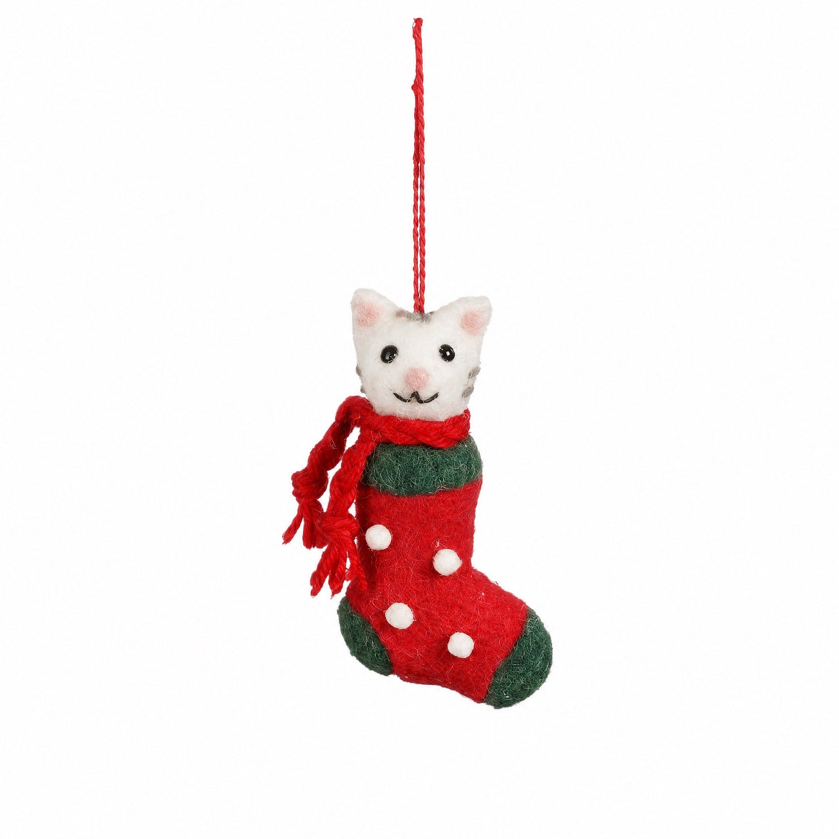 Julesok med kat i filt