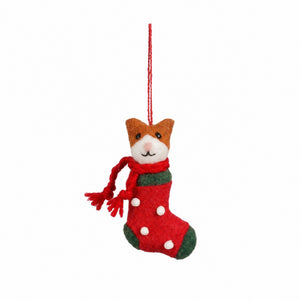 Julesok med kat i filt