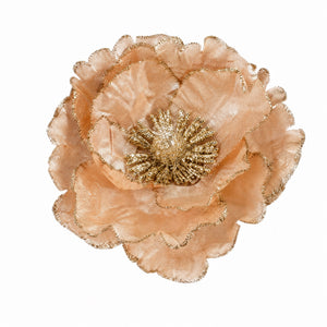 Blomsterhoved på klips 14 cm i dia