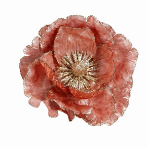 Blomsterhoved på klips 14 cm i dia