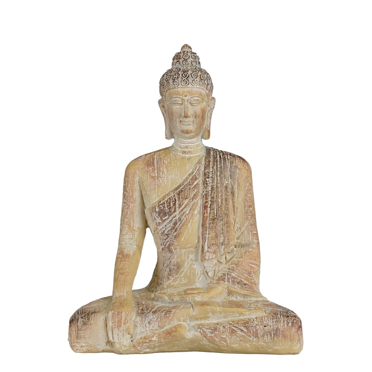 Buddha figur til have og bolig 30 cm