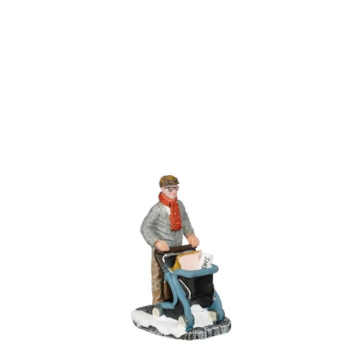 Luville Gammel mand med rollator