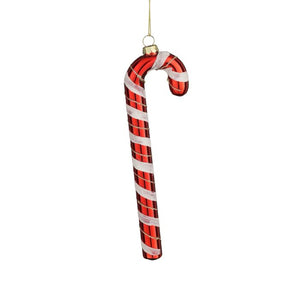 Julekugle Sukkerstok 20 cm høj