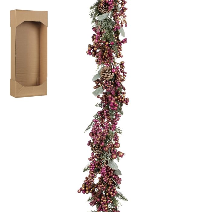 Baylor guirlande fuchsia 178 cm lang