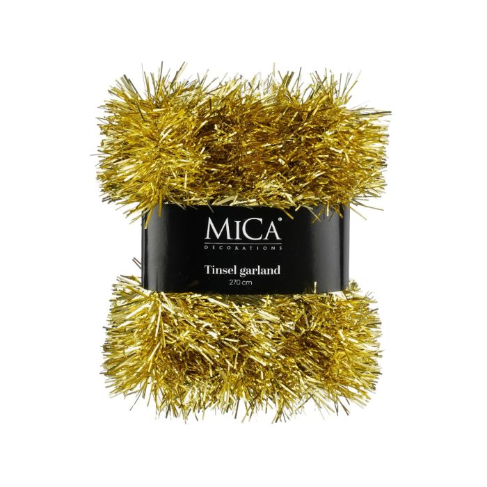 Guldfarvet guirlande