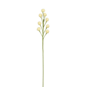 Hæklet gul forårsblomst 45 cm lang
