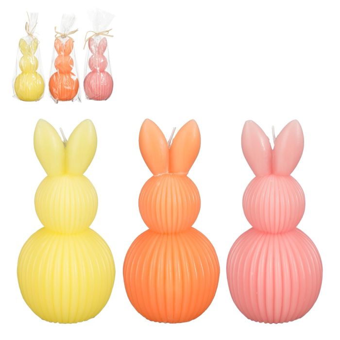 Påskeharelys 16 cm højt