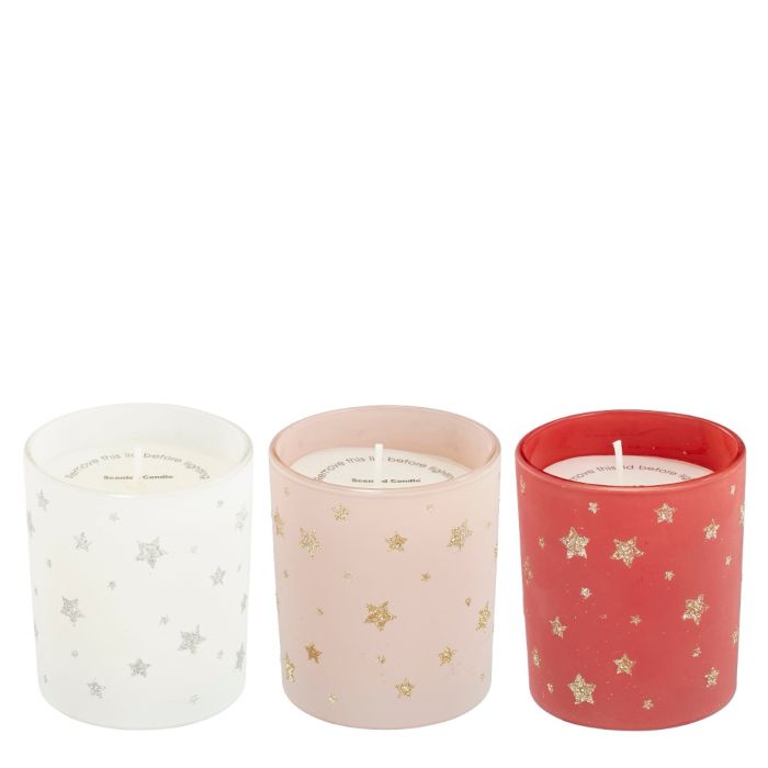 Duftlys med stjerner