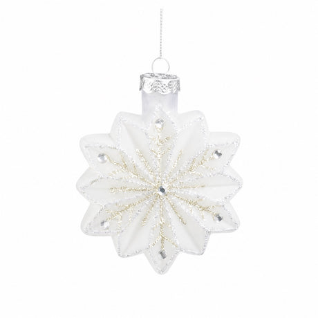 Julekugle Snefnug pastel