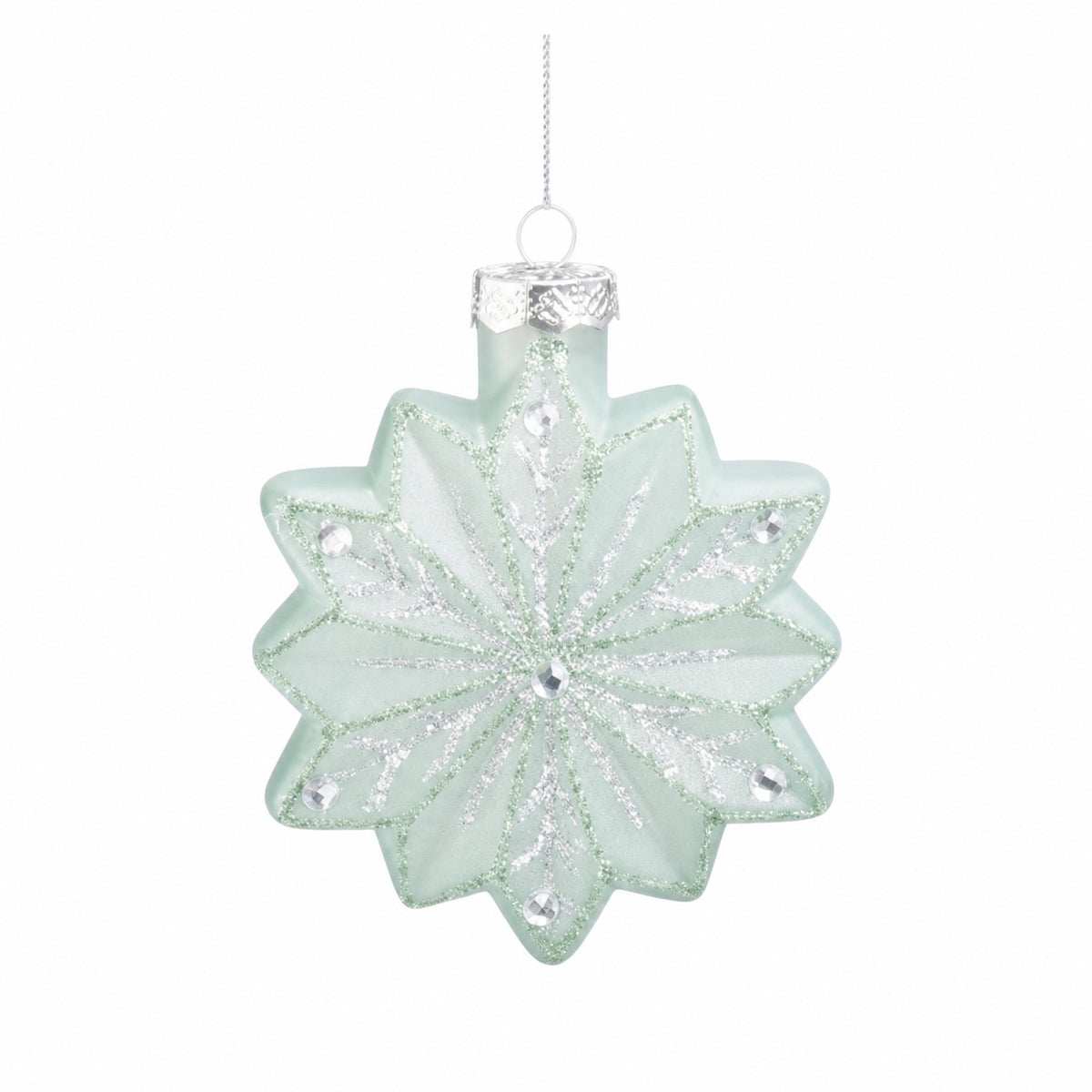 Julekugle Snefnug pastel