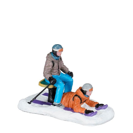 Luville På snowboard og ski