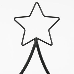 Juletræ i sort metal 105 cm højt