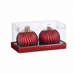 Lys Julekugle 6 cm 2-pak