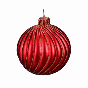 Lys Julekugle 9 cm