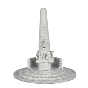 LuVille Monument op de dam til miniature landskab