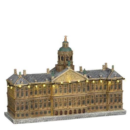 LuVille Paleis op de dam miniature bygning til julelandskab
