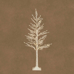 Hvidt lystræ 150 cm højt fra Luca Lighting