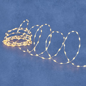 Wire lyskæde 3 meter med 30 LED lys i klassisk hvid fra Luca Lighting