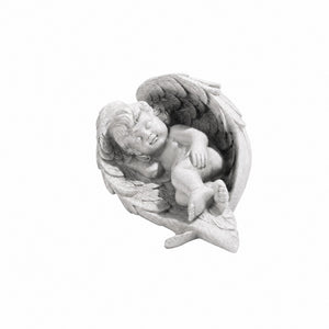 Engle liggende i vinger 5 cm lange