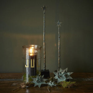 Fletstjerne antik grøn 10 cm i dia