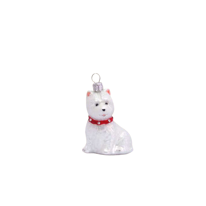 Julekugle West highland white terrier