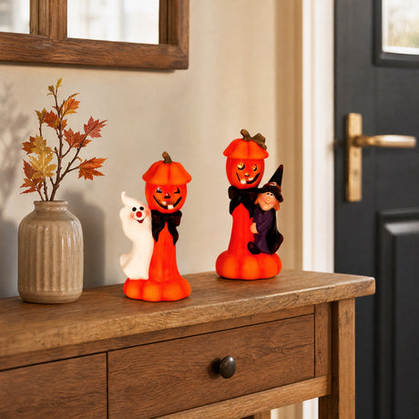 Halloween lampe med LED-lys 21 cm