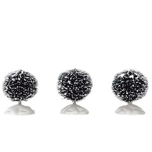 Lemax Round Bristle Tree Mini 3-pak