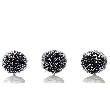 Lemax Round Bristle Tree Mini 3-pak