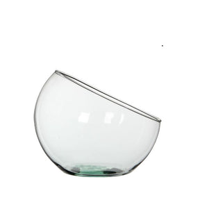 Glasbowle skrå åbning 24 cm i diameter