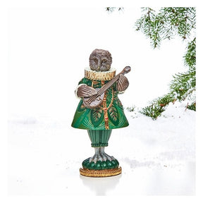 Uglefigur spillende på lut fra Pobra.