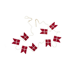 Flagranke med 8 spidsflag i stof