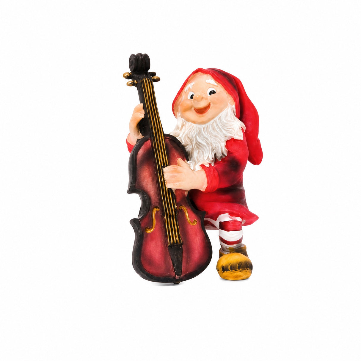 Skovnisse med musikinstrument