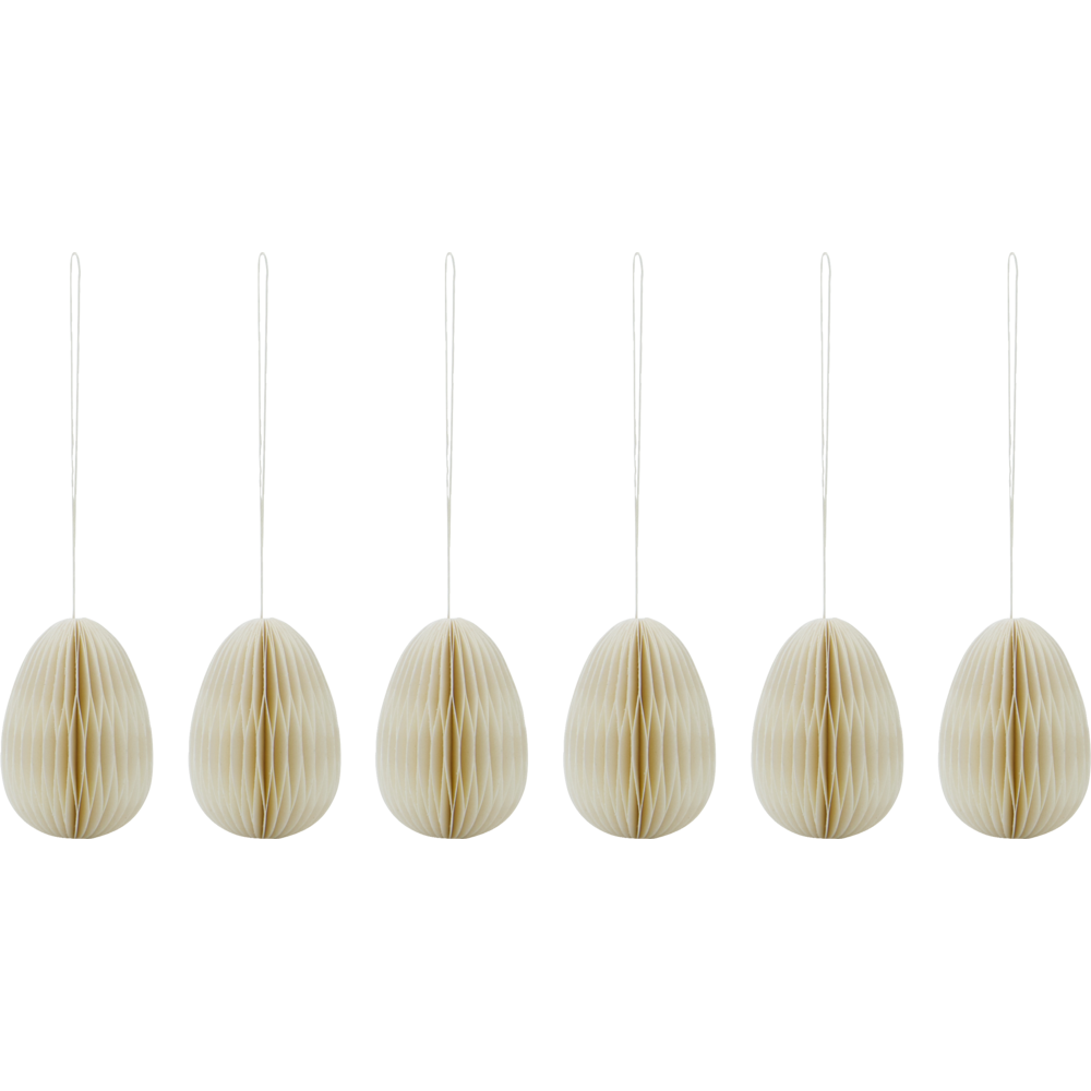 Påskeæg i honeycomb i off-white fra House Doctor