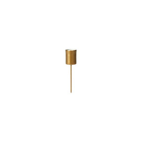 Lysholder med spyd til kronelys guld