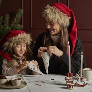 Juledug 140 cm x 240 cm hvid