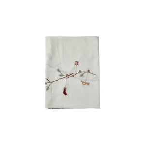 Juledug 140 cm x 240 cm hvid