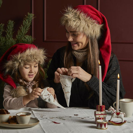 Juledug 140 cm x 360 cm hvid