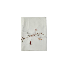 Juledug 140 cm x 360 cm hvid