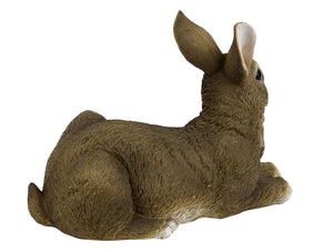 Liggende påskehare figur set bag fra