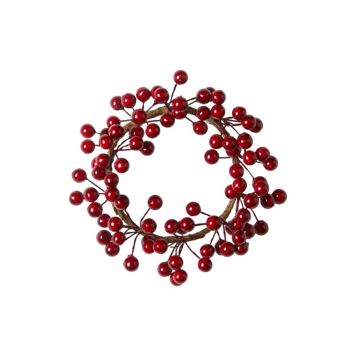 Bærkrans 15 cm i dia rød
