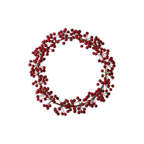 Bærkrans 25 cm i dia rød