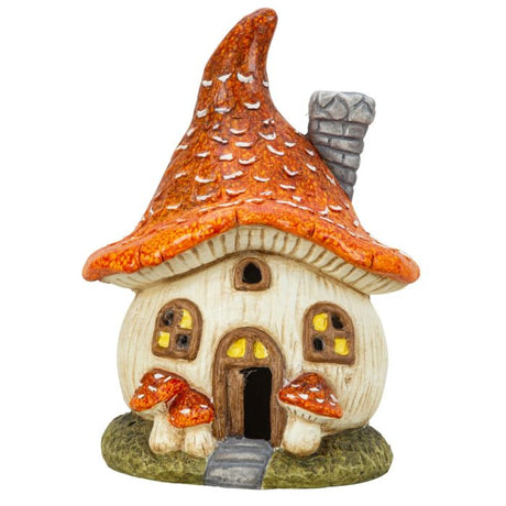 Svampehus med led-lys