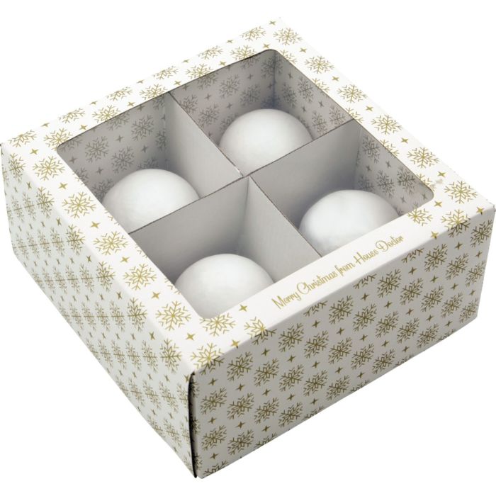 Æske til 4 julekugler fra House Doctor