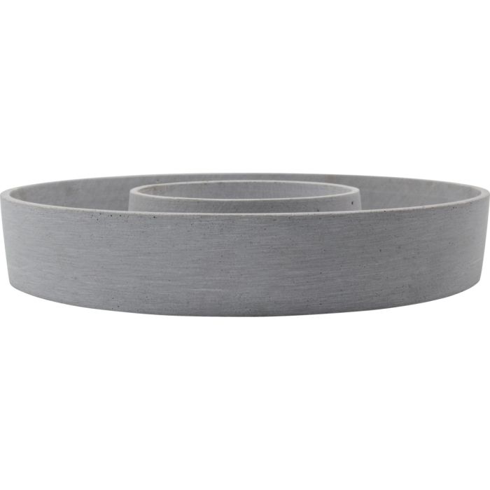 House Doctor The ring grå lysestage/dekorationsfad