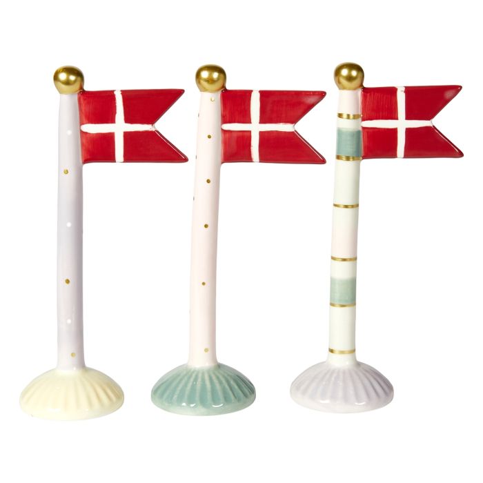 Flag 19 cm højt