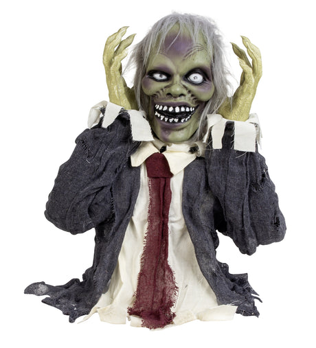 Zombie monster med animation til Halloween dekoration