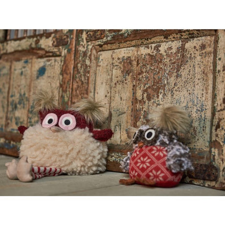 Festlig ugle 15 cm høj