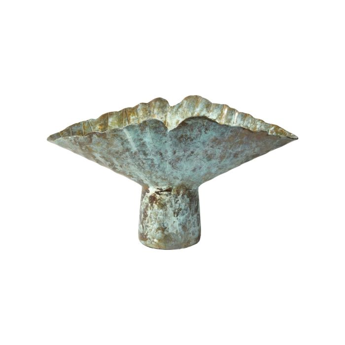 Opsats 17 cm høj antikgrøn