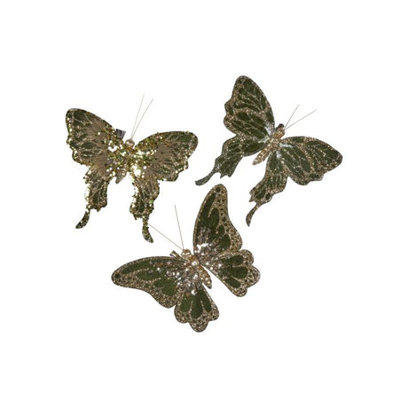 Stor sommerfugl grøn